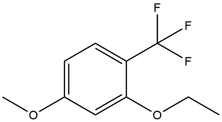 2-ethoxy-4-methoxy-1-(trifluoromethyl)benzene 구조식 이미지