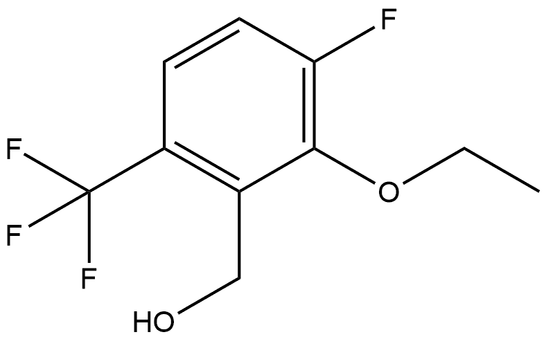 2-Ethoxy-3-fluoro-6-(trifluoromethyl)benzenemethanol Structure