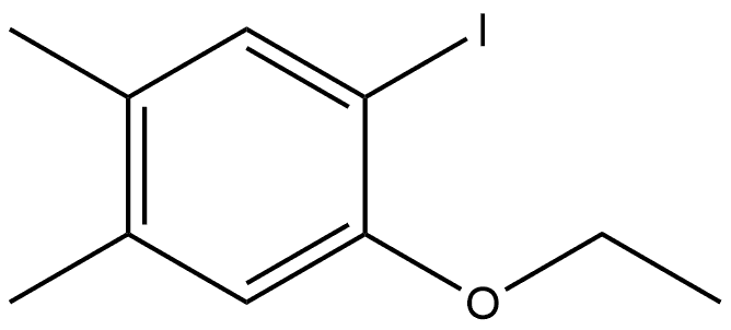 1-Ethoxy-2-iodo-4,5-dimethylbenzene Structure