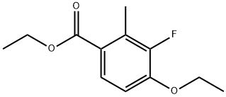 Ethyl 4-ethoxy-3-fluoro-2-methylbenzoate Structure
