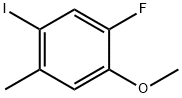 1-Fluoro-5-iodo-2-methoxy-4-methylbenzene Structure