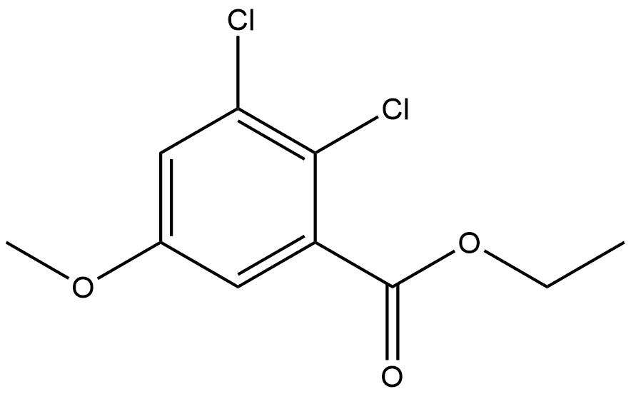 Ethyl 2,3-dichloro-5-methoxybenzoate Structure