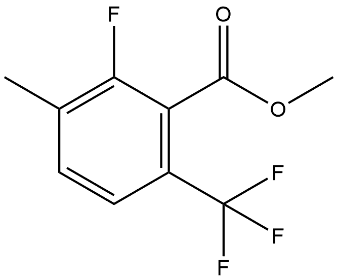 Methyl 2-fluoro-3-methyl-6-(trifluoromethyl)benzoate Structure