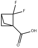 Bicyclo[1.1.1]pentane-1-carboxylic acid, 2,2-difluoro- Structure