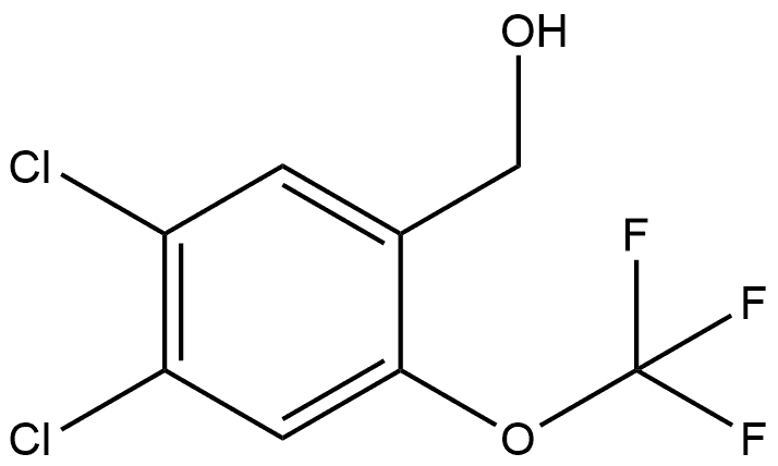 4,5-Dichloro-2-(trifluoromethoxy)benzenemethanol Structure