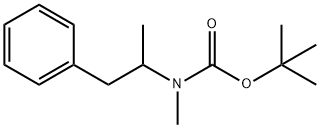 Carbamic acid, N-methyl-N-(1-methyl-2-phenylethyl)-, 1,1-dimethylethyl ester Structure