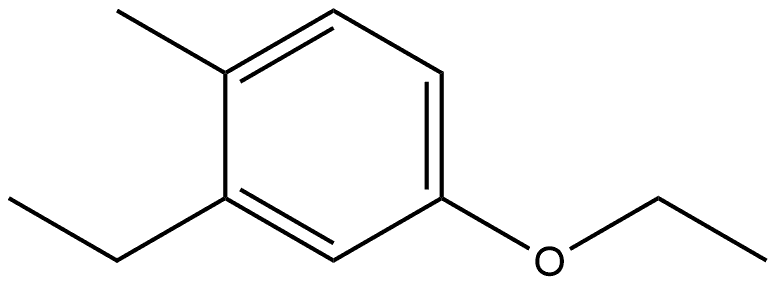 4-Ethoxy-2-ethyl-1-methylbenzene Structure