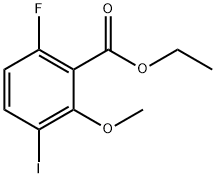 Ethyl 6-fluoro-3-iodo-2-methoxybenzoate Structure