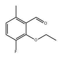 2-Ethoxy-3-fluoro-6-methylbenzaldehyde Structure