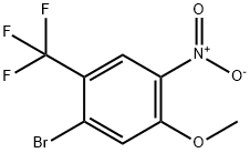 Benzene, 1-bromo-5-methoxy-4-nitro-2-(trifluoromethyl)- Structure