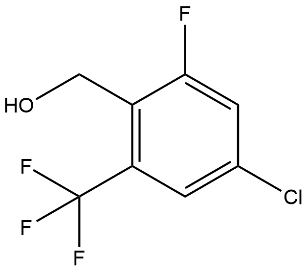 4-Chloro-2-fluoro-6-(trifluoromethyl)benzenemethanol Structure