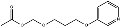 Methanol, 1-[3-(3-pyridinyloxy)propoxy]-, 1-acetate Structure