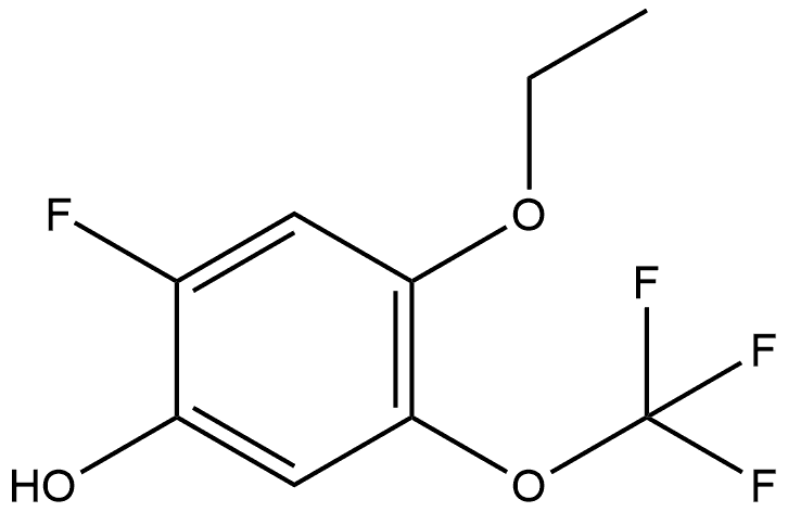 4-Ethoxy-2-fluoro-5-(trifluoromethoxy)phenol Structure