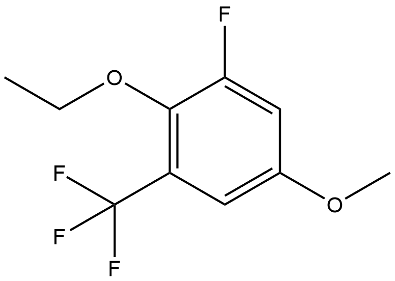 2-Ethoxy-1-fluoro-5-methoxy-3-(trifluoromethyl)benzene Structure