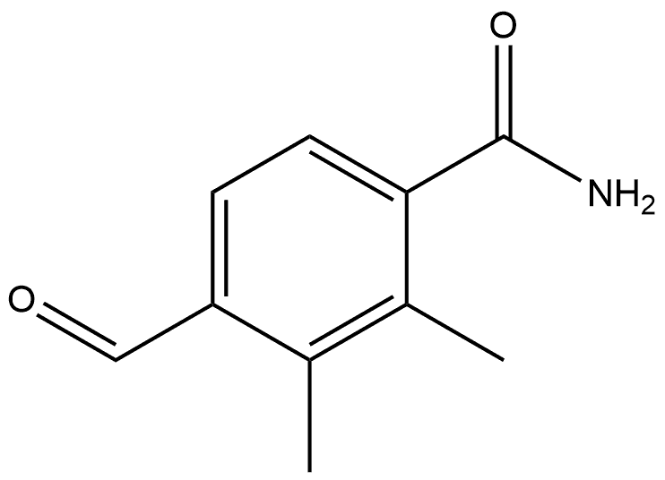 4-Formyl-2,3-dimethylbenzamide Structure