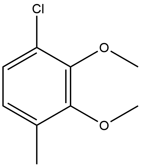 1-Chloro-2,3-dimethoxy-4-methylbenzene Structure