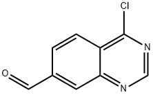 4-Chloro-7-quinazolinecarboxaldehyde Structure