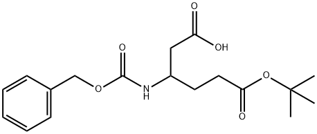 Cbz-DL-β-HoGlu(OtBu)-OH Structure