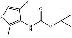 tert-butyl N-(2,4-dimethylfuran-3-yl)carbamate 구조식 이미지