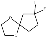 7,7-Difluoro-1,4-dioxaspiro[4.4]nonane Structure