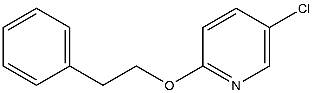 5-Chloro-2-(2-phenylethoxy)pyridine Structure