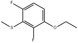 (3-Ethoxy-2,6-difluorophenyl)(methyl)sulfane Structure