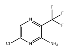 2-Pyrazinamine, 6-chloro-3-(trifluoromethyl)- Structure