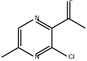 Ethanone, 1-(3-chloro-5-methyl-2-pyrazinyl)- Structure