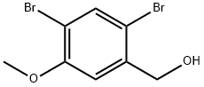 (2,4-Dibromo-5-methoxyphenyl)methanol 구조식 이미지