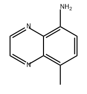 5-Quinoxalinamine, 8-methyl- Structure