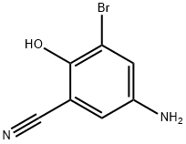 5-Amino-3-bromo-2-hydroxybenzonitrile Structure