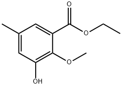 ethyl 3-hydroxy-2-methoxy-5-methylbenzoate Structure