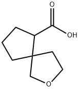 2-Oxaspiro[4.4]nonane-6-carboxylic acid Structure