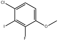 1-Chloro-3-fluoro-2-iodo-4-methoxybenzene Structure