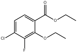 Ethyl 4-chloro-2-ethoxy-3-fluorobenzoate Structure