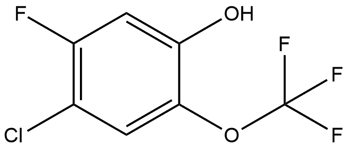 4-Chloro-5-fluoro-2-(trifluoromethoxy)phenol Structure