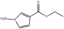 1H-Pyrrole-3-carboxylic acid, 1-amino-, ethyl ester Structure