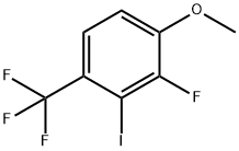 2-Fluoro-3-iodo-1-methoxy-4-(trifluoromethyl)benzene Structure