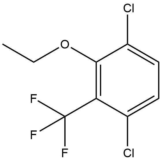 1,4-Dichloro-2-ethoxy-3-(trifluoromethyl)benzene Structure