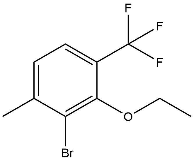 2-Bromo-3-ethoxy-1-methyl-4-(trifluoromethyl)benzene Structure