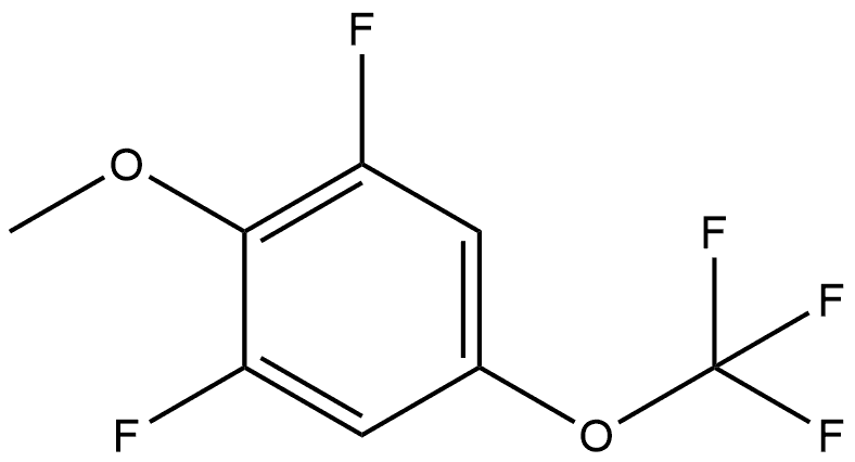 1,3-Difluoro-2-methoxy-5-(trifluoromethoxy)benzene Structure