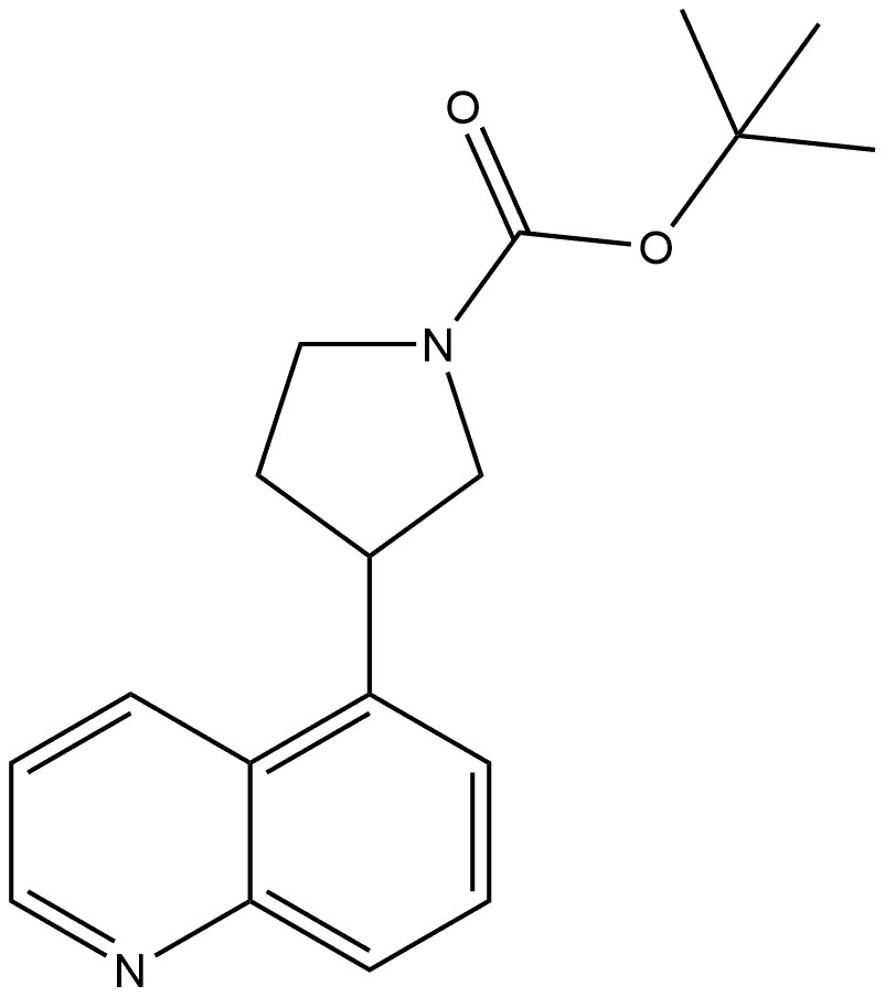 5-(1-Boc-3-pyrrolidinyl)quinoline Structure