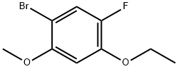 1-Bromo-4-ethoxy-5-fluoro-2-methoxybenzene Structure