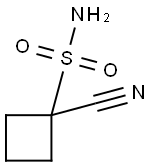 Cyclobutanesulfonamide, 1-cyano- 구조식 이미지