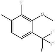 2-Fluoro-3-methoxy-1-methyl-4-(trifluoromethyl)benzene Structure