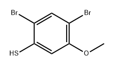 Benzenethiol, 2,4-dibromo-5-methoxy- Structure