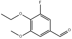 4-ethoxy-3-fluoro-5-methoxybenzaldehyde Structure