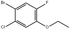 1-bromo-2-chloro-5-fluoro-4-propoxybenzene Structure