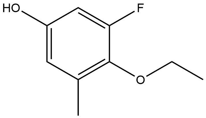 4-Ethoxy-3-fluoro-5-methylphenol Structure