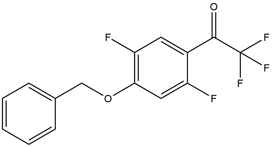 1-(4-(Benzyloxy)-2,5-difluorophenyl)-2,2,2-trifluoroethanone Structure